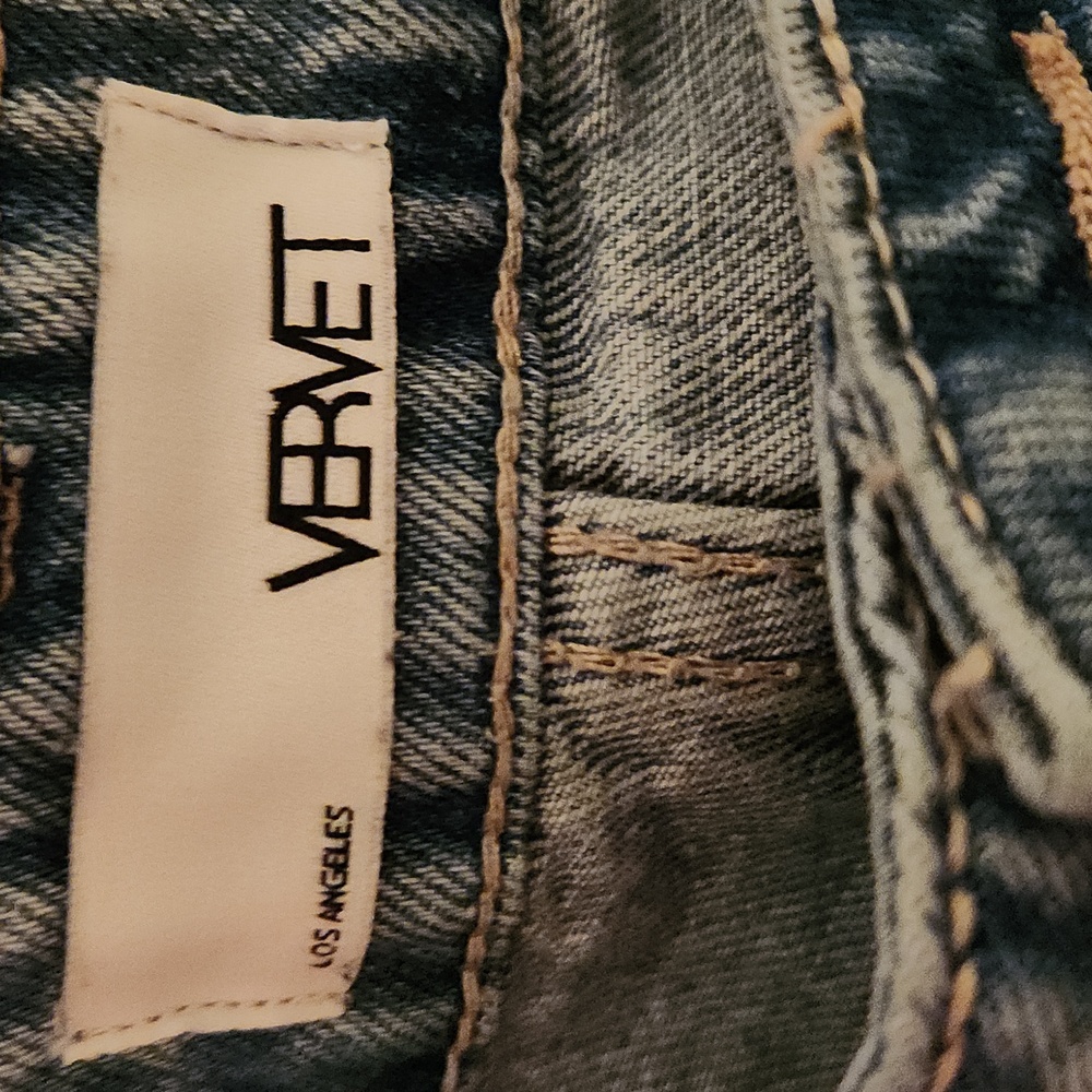 Trendy Vervet Distressed Jean Shorts - Picture 3 of 3